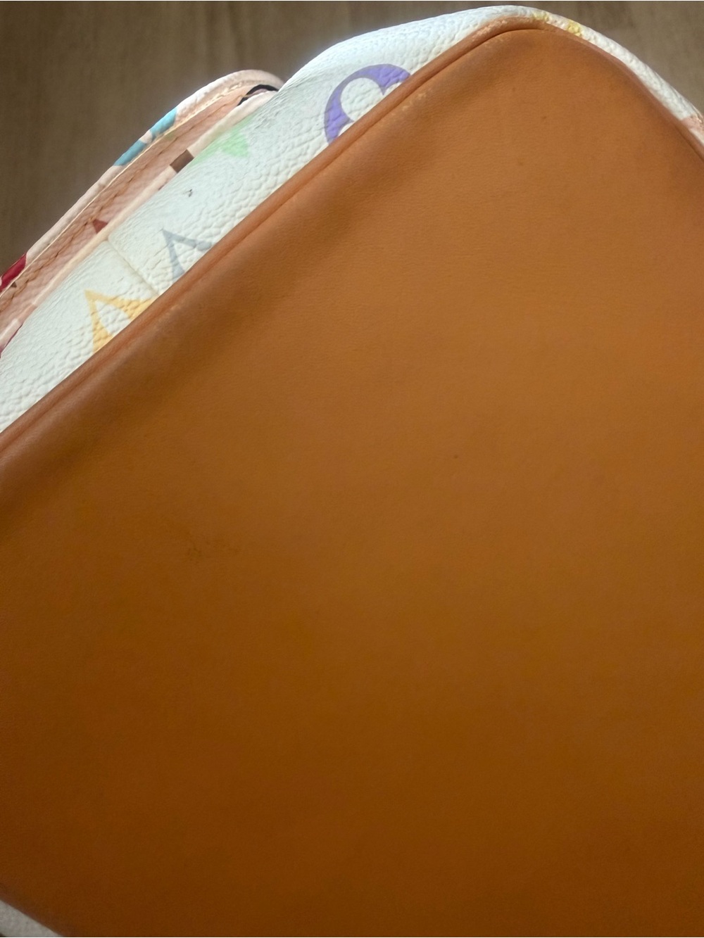 Louis Vuitton x Murakami Vintage White Multicolor Monogram LV Noe Bucket Bag - Picture 11 of 16